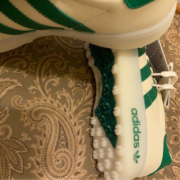 Adidas Men Golf Sneakers in White and Green main image 6